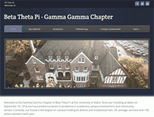 Tablet Screenshot of betathetapiuniversityofidaho.com